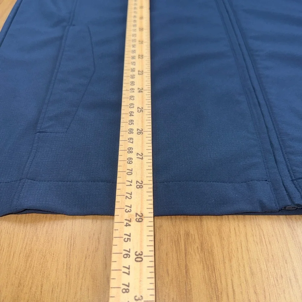 TravisMathew Blue Full Zip Golf Jacket Mock Neck‎ Performance Outerwear Size M